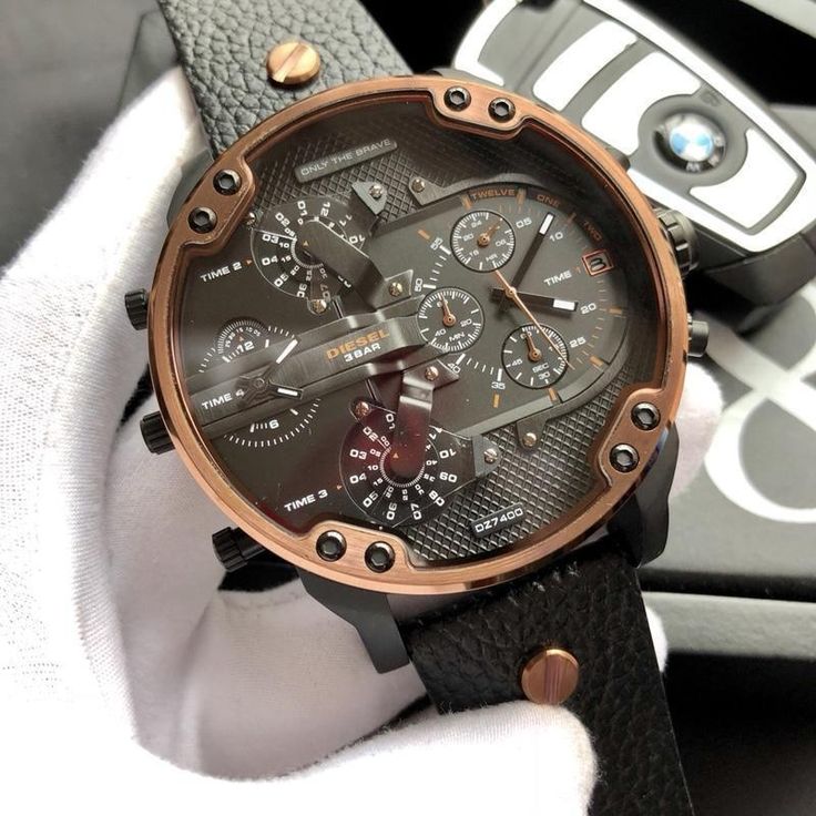 Diesel DZ7400 Mr. Daddy 2.0 Chronograph Men's Watch – Black Dial & Black Stainless Steel Strap